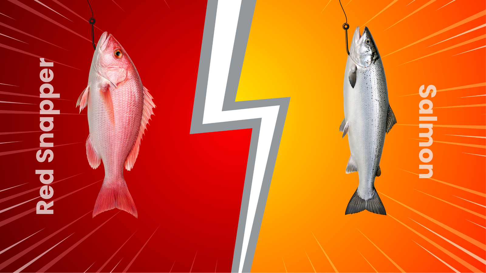 red snapper vs salmon taste